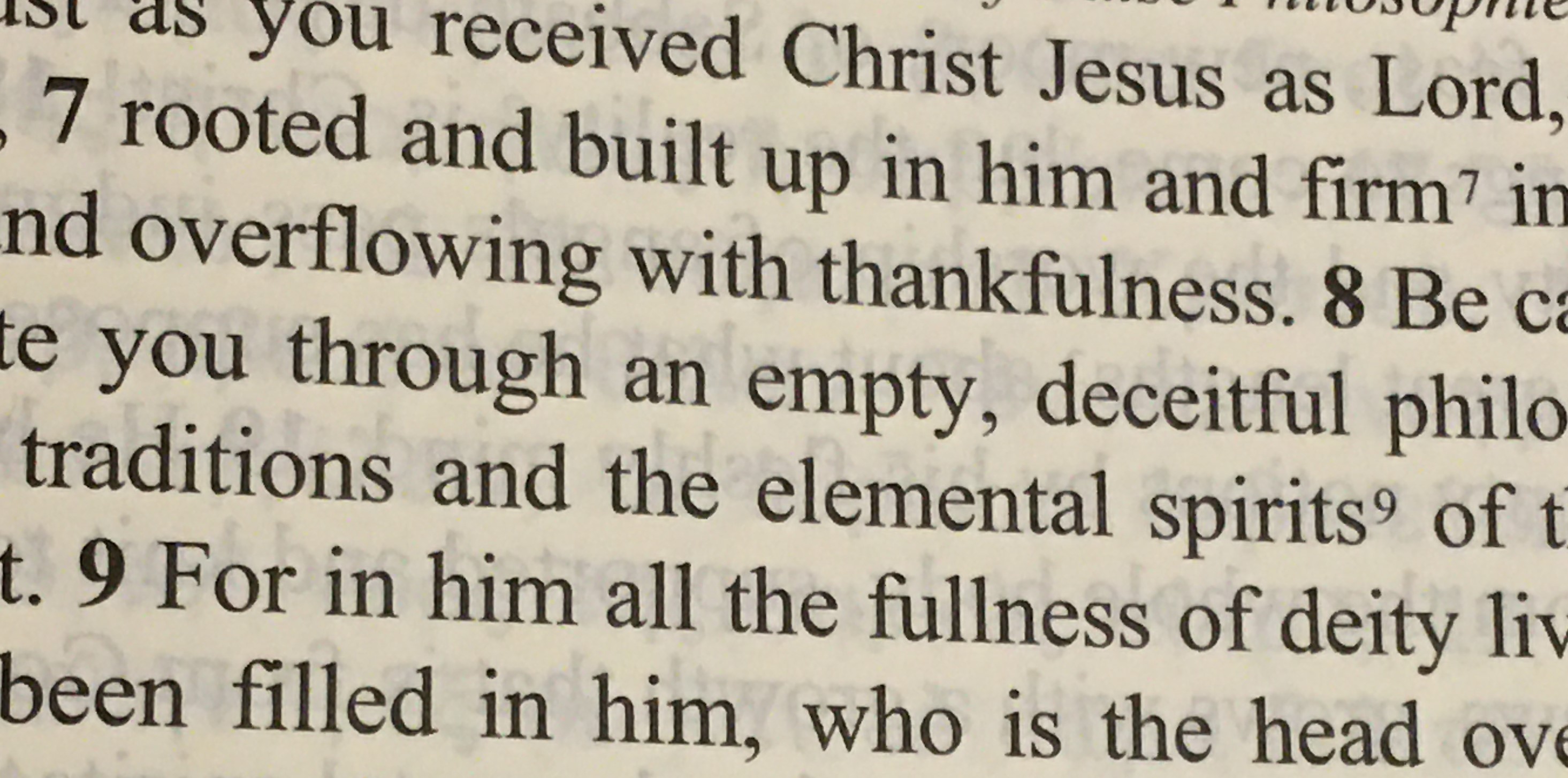 Colossians 2.9-10
