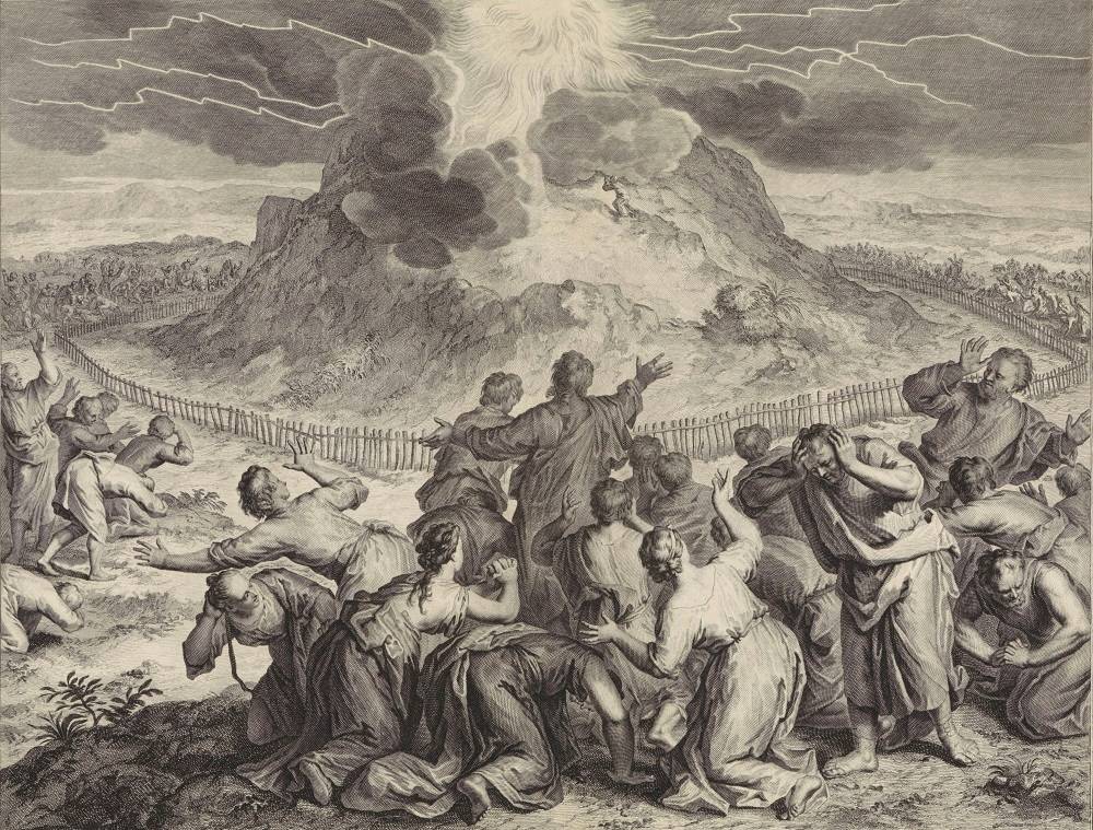 Moses speaks with God – Gerard Hoet (1728)